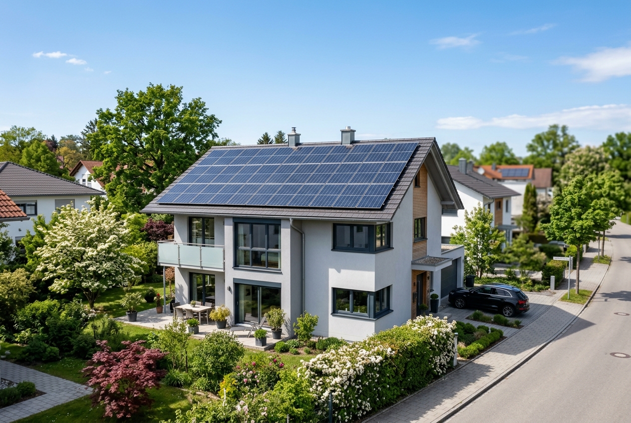 Photovoltaik Einfamilienhaus